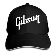 Мужская и Женская бейсбольная кепка с принтом Gibson, регулируемая, унисекс, на заказ, хип-хоп бейсболка, головные уборы