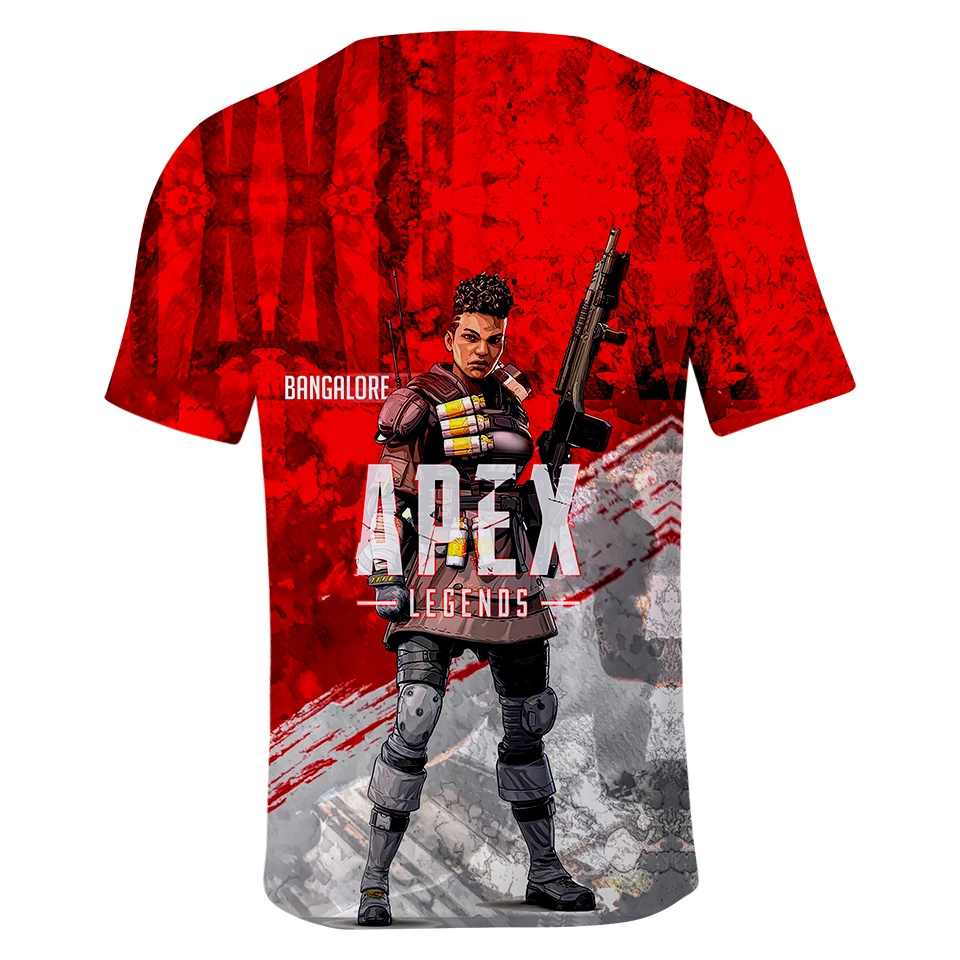 Apex Legends/футболки для мужчин и женщин, летняя новая модная футболка с короткими рукавами футболка для мальчиков и девочек дышащие футболки Apex Legends