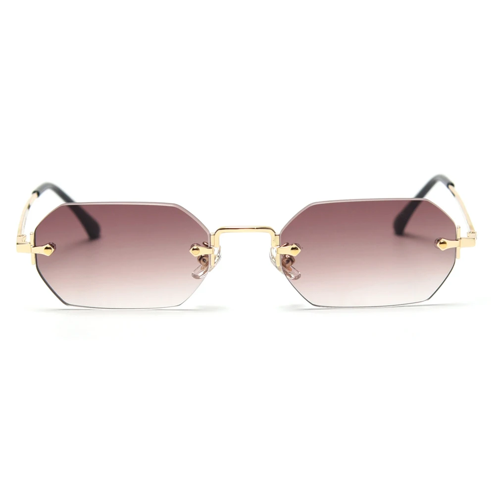 Neue randlose, rechteckige Vintage-Sonnenbrille aus Metall mit Leopardenkopf, modische, rahmenlose, getönte Brillengläser für Damen und Herren – zu niedrigen Preisen im Onlineshop kaufen Neue randlose, rechteckige Vintage-Sonnenbrille aus Metall mit Leopardenkopf, modische, rahmenlose, getönte Brillengläser für Damen und Herren – zu niedrigen Preisen im Onlineshop kaufen