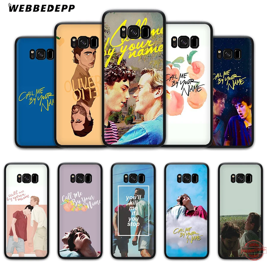 Мягкий чехол WEBBEDEPP с надписью Call Me By Your Name для Samsung J4 J6 Prime Plus J8 2018 J7 Dou A20E A70S A51 A71 A81 A91 |