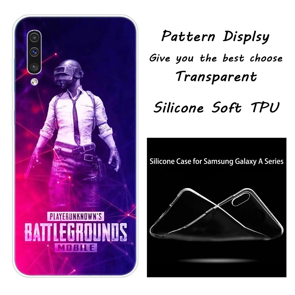 002 Горячие PUBG игры силиконовый чехол для samsung Galaxy A90 5G A80 A70 A60 A50 A40 A30 A20 A10 S A10E A20E M10 M30S M40 Модный чехол с принтом" - Цвет: 002