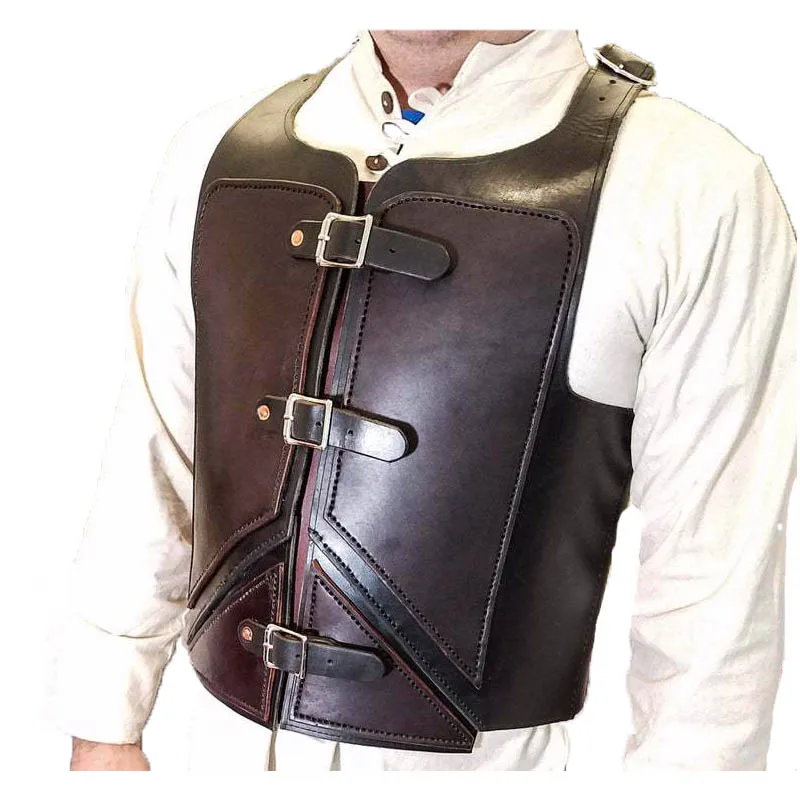 

Vintage Leather Armor Steampunk Armour Vintage Leather Armor Fantasy Halloween Costume Accessories