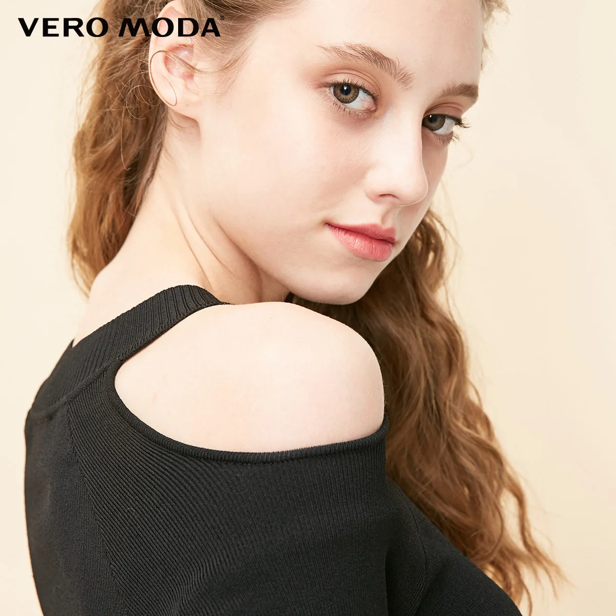 Вечерние платья Vero Moda с открытыми плечами и рукавами 3/4 | 31917C509