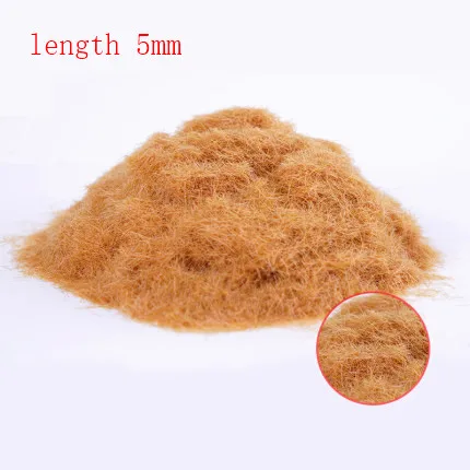 30g Miniature Scene Model Materia Turf Flock Lawn Nylon Grass Powder STATIC GRASS 3MM/ 5MM 8/MM Modeling Hobby Craft Accessory 16