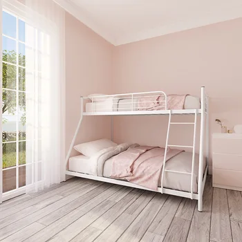 

Modern Simple Bunk Bed Bedroom Bed Metal Bunk Bed Children Bed with Tripod Ladder Bedroom Furniture