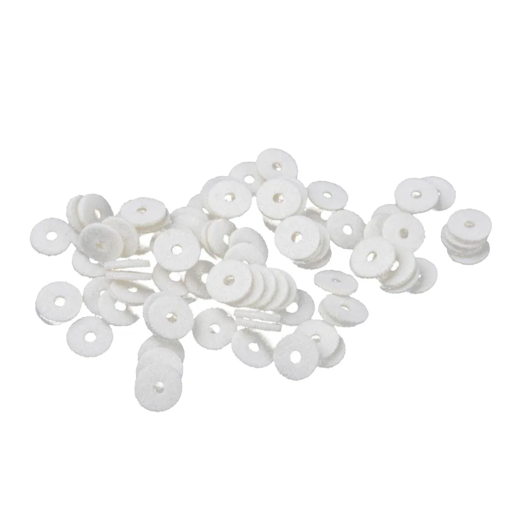 12mm Dia Piano Felt Front Rail Regulating Punchings Keyboard Balance Washers Repair Parts Pack of 90 |