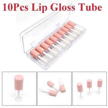 

10Pcs/set Mini DIY Lip Gloss Tubes Lip Balm Cosmetic Containers Sample Bottles Plastic Empty Refillable Bottles Makeup Tools