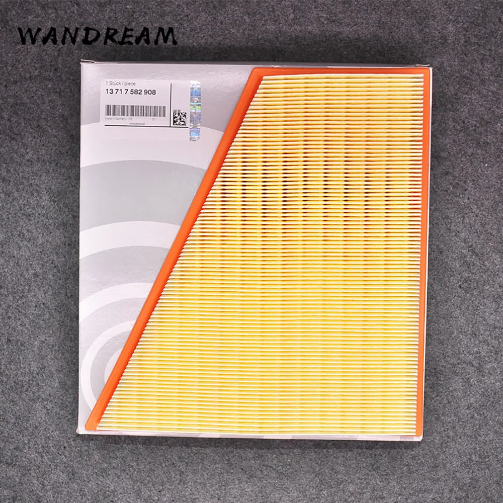 Engine Air Filter 13717582908 1Pcs For Bmw F10 F11 520i 528i xDrive 2010 2016 X1 E84 2011 2015