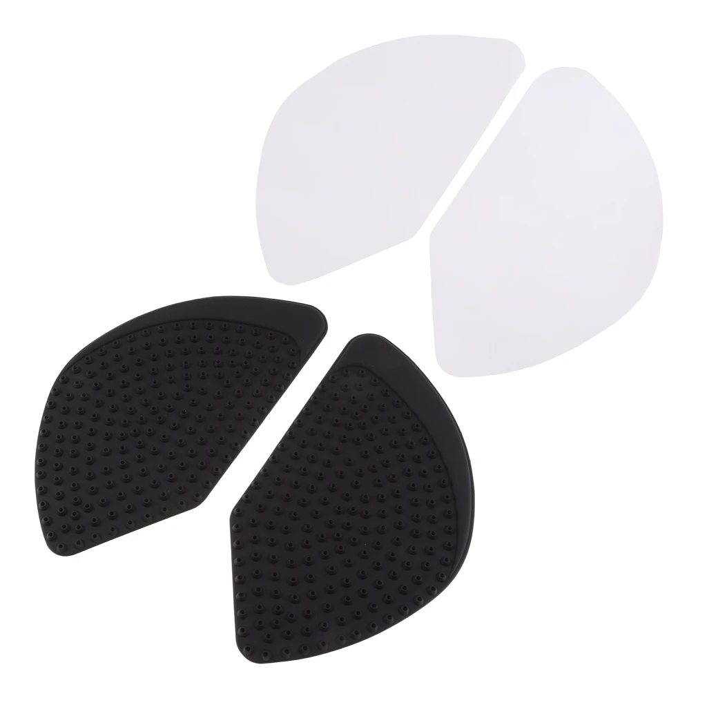2x Motorcycle Tank Traction Pads Grip Protector Fit for Kawasaki Z650 2017 2018