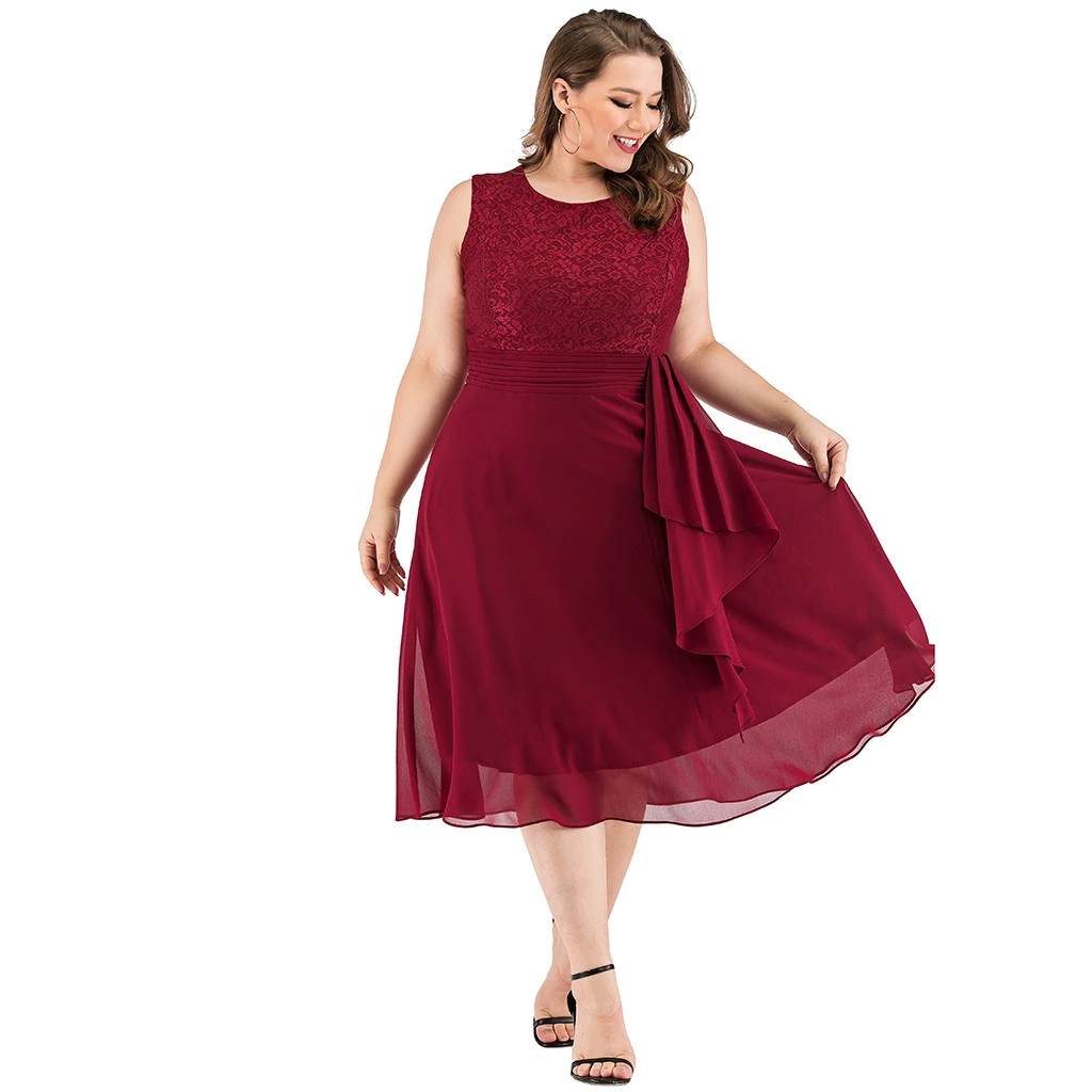 JAYCOSIN Lace Dress Women
