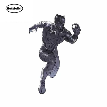 

HotMeiNi 13cm x 8.4cm for Black Panther Funny Car Stickers Cartoon Personality Trunk Windows Windshield Laptop Marvel Decals