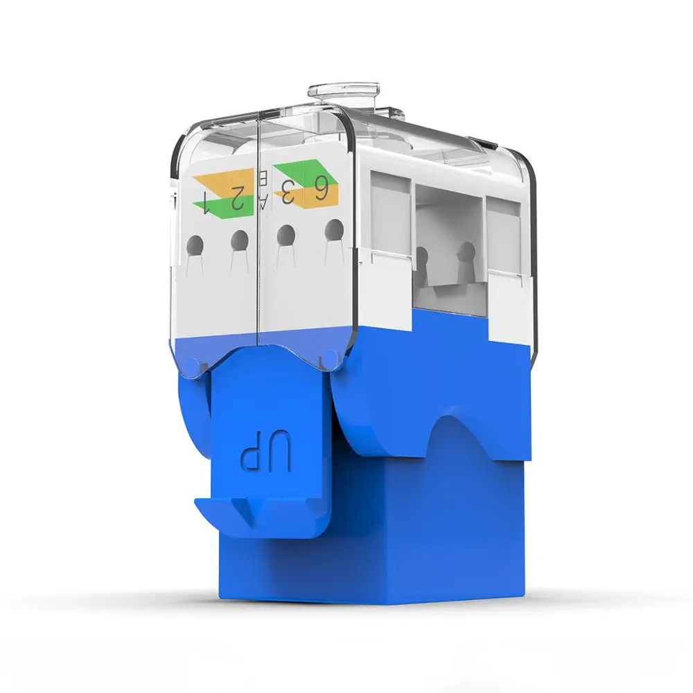 10 шт. в упаковке разъем Keystone CAT5e инструмент RJ45 UTP Jack не требует отверстий модульный