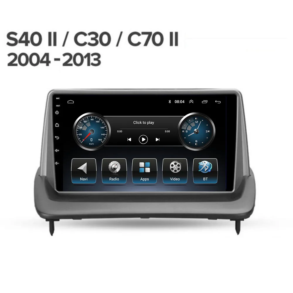 Latest Android 11 Car Radio Player GPS Navigation DSP Auto Stereo Video HD Multimedia For VOLVO C30 S40 C70 2006-2012 | Автомобили и