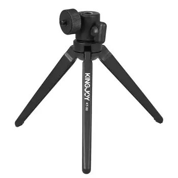 

KINGJOY KT-50 Mini Tripod with Ball Head Professional desktop tripod For Phone Camera Stand Aluminum Mobile Smartphone Holder