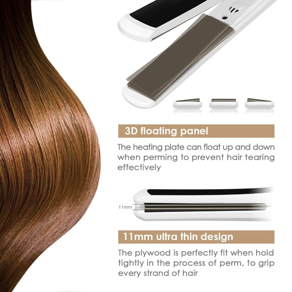 RUCHA FLAT IRON HAIR STRAIGHTENER FOR KERATIN (1)