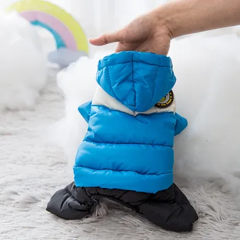 

Pet Padded Coat Winter Hat Thickening Warm Dog Four Legged Clothing Autumn Winter Dog Clothing Winter Supplies