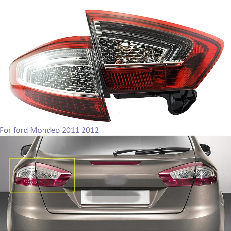 

YTCLIN Rear Tail Light for Ford Mondeo 2011 2012 LED Rear Brake Light Stoplight Lamp Car Light Accessories