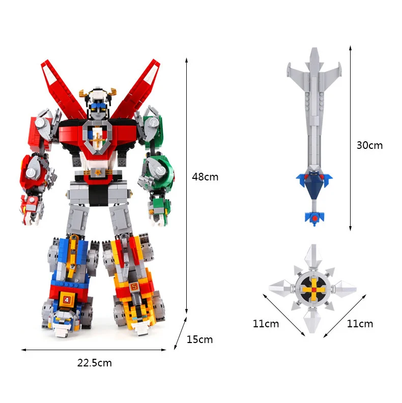 DHL фильм последовательное соединение робот совместимый 16057 leSet 21311 Voltron Модель Набор строительных блоков Кирпичи Детские игрушки Подарки для мальчиков