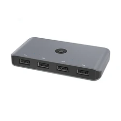 Commutateur KVM USB 3.0/2.0, 4 entrées/4 sorties, pour clavier et souris 