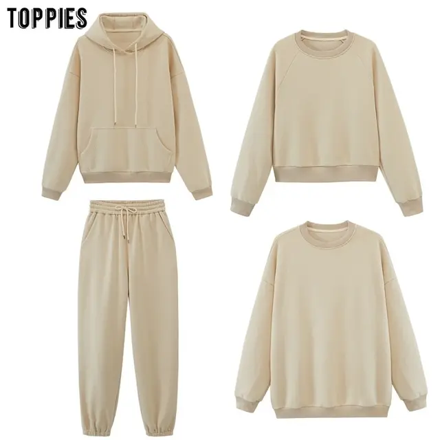 toppies Womens Tracksuits Hooded Sweatshirts 2020 Autumn Winter Fleece Oversize Hoodies Solid Pullovers Jackets Unisex Couple 1
