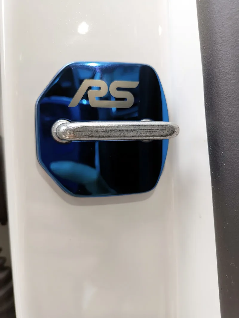 4 шт. защитные крышки для замка двери автомобиля Ford focus RS 2013 2018|Лепнина интерьера| |