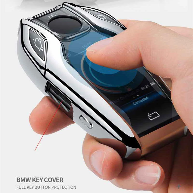 ТПУ чехол для автомобиля с полным ключом BMW 7 Series 740 6 GT 5 530I X3|Заготовки ключей| |