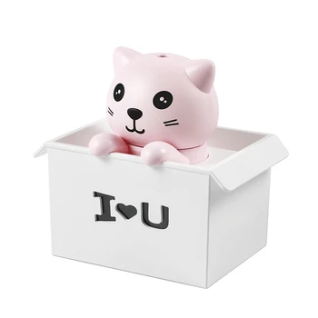 

USB Mini Humidifier Cool Mist Cute Portable Air Humidifier with Night Light Air Diffuser for Bedroom Baby Room Home Office Car