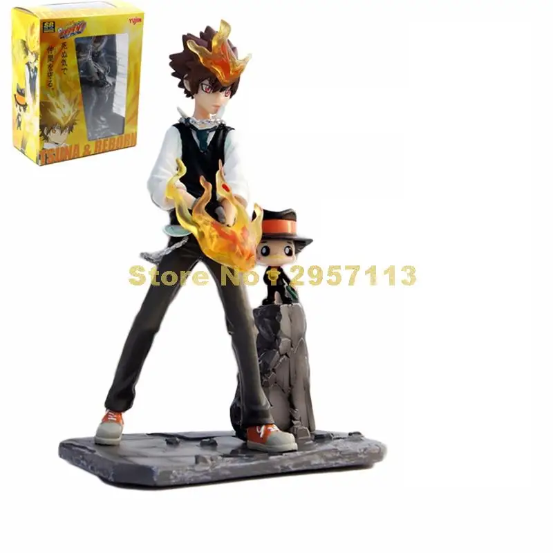 Аниме kateyo hitman reborn sawada tsuna ПВХ модель Фигурка 19 см игрушка | Игрушки и хобби