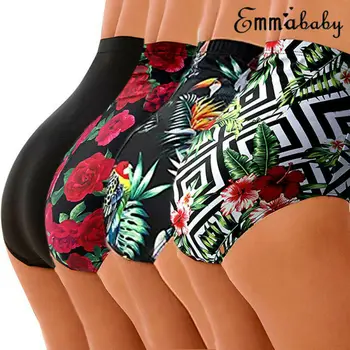 

Women Swimming Trunks High Waist Swimsuit Bikini Bottoms Tankini Bottom Swim Shorts Plus Size Swimming Trunks Brazilian Shorts