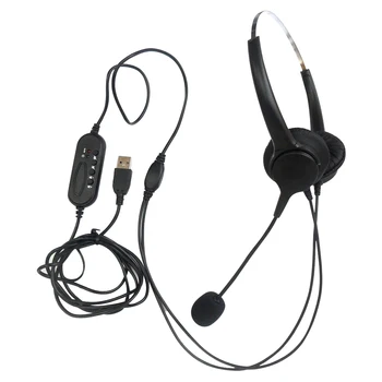 

Cell Phone Headset PC Multifunction Chat With Microphone Office Comfortable Business Computer Headphone Call Center Clear Voice