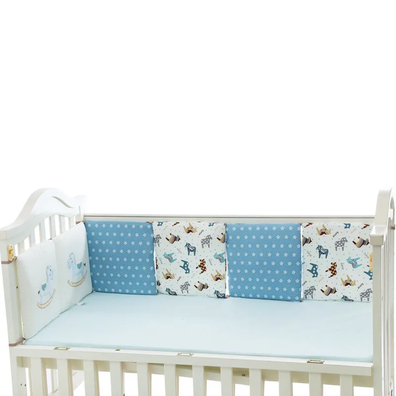 6 штук в комплекте защитный коврик для детской кроватки забор для детской кроватки Комплект постельного белья