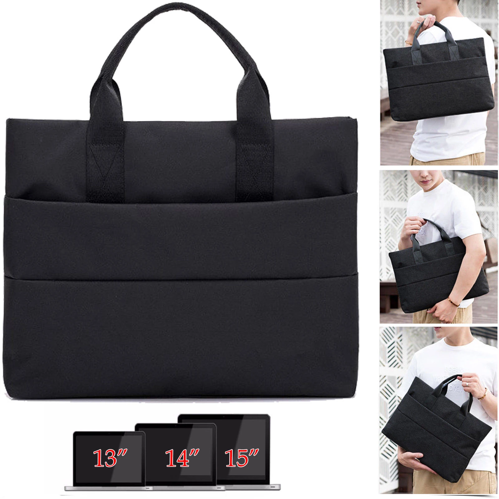 Newest Hot Business Notebook Laptop Sleeve Carry Case Bag Handbag For 13 14 15 Inch Computer Case Skin Durable Bags