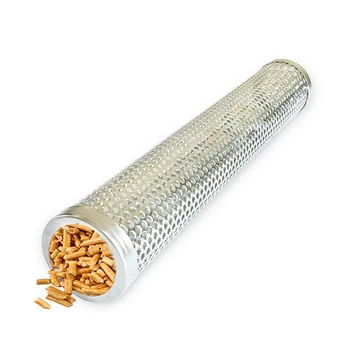 

12'' Stainless Steel BBQ Grill smoker Tube 6''Round Wood Pellet Smoker Cooking Tools Cold Smoking Generator Barbecue Accessories