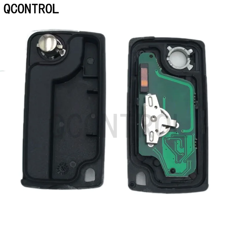 QCONTROL Car Remote Key 433MHz Fits for Citroen C8 CE0523 with ID46(7941) Chip HU83 Blade 433MHz ASK/FSK Signal car remote key