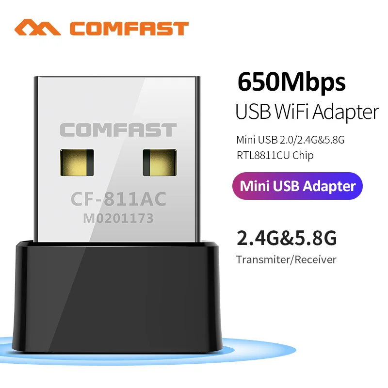 2.4G&5G Dual Band USB Wireless Wifi Adapter
