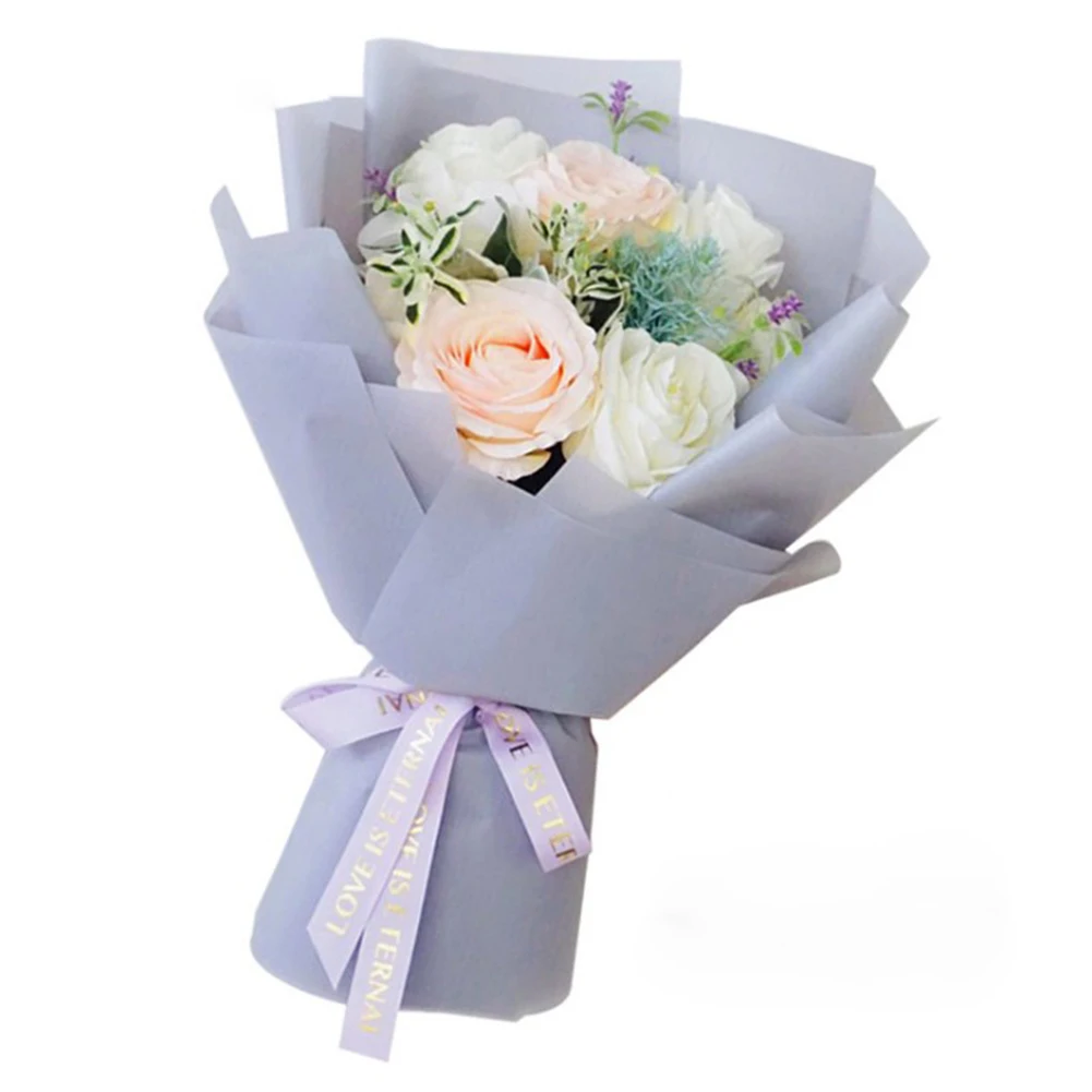 20PCs/Set 40*45cm Two-tone Flowers Paper Packaging Gift Wrapping Craft  Paper Florist Wrapping