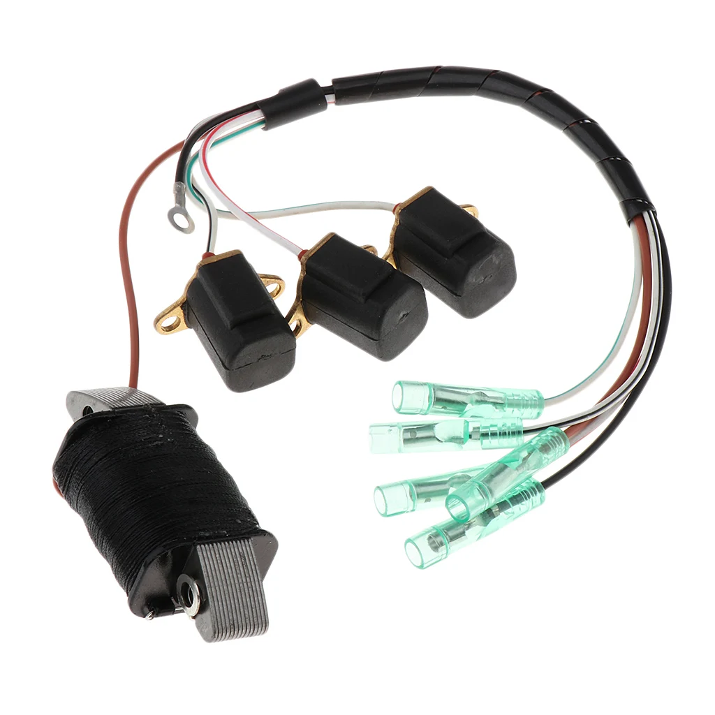 6H2-85580 Charge Coil for Yamaha Outboard Motor 60HP 70HP 2 Stroke Boat Engine Replacement Marine Replace Parts