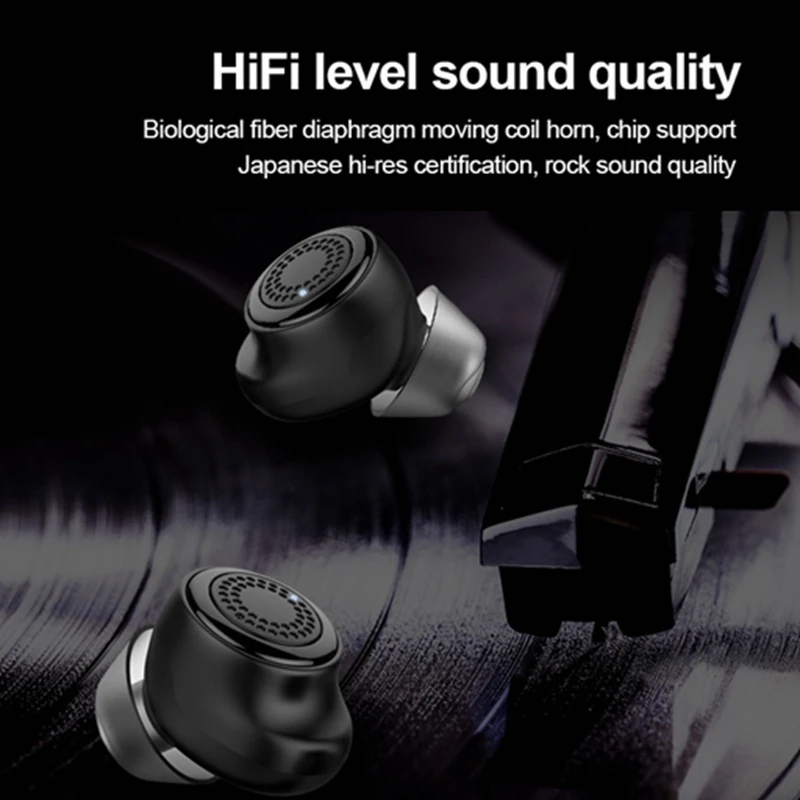 Оригинальные беспроводные bluetooth наушники OVEVO Q63 Автоматическое Сопряжение HD