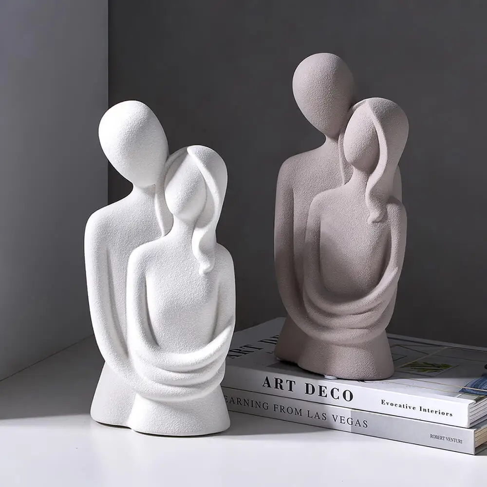 Figuritas para Interior del hogar, accesorios de decoración, figuras decorativas modernas, escultura abstracta, decoración de oficina