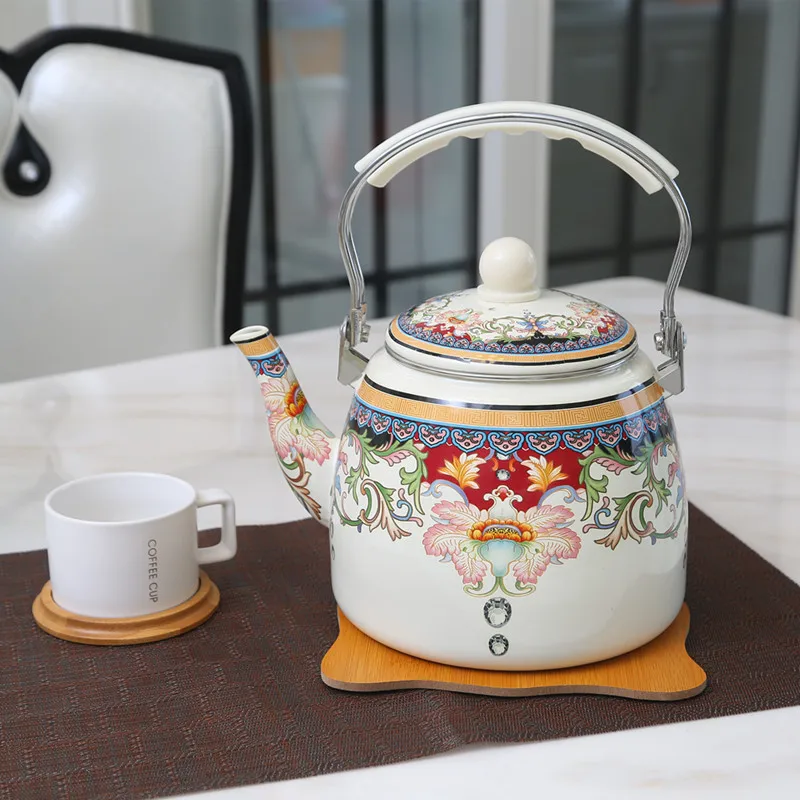 

GY Thickened and Large-Capacity Enamel Pot Barley Pot Chinese Medicine Pot with Strainer Induction Cooker Gas Stove Universal