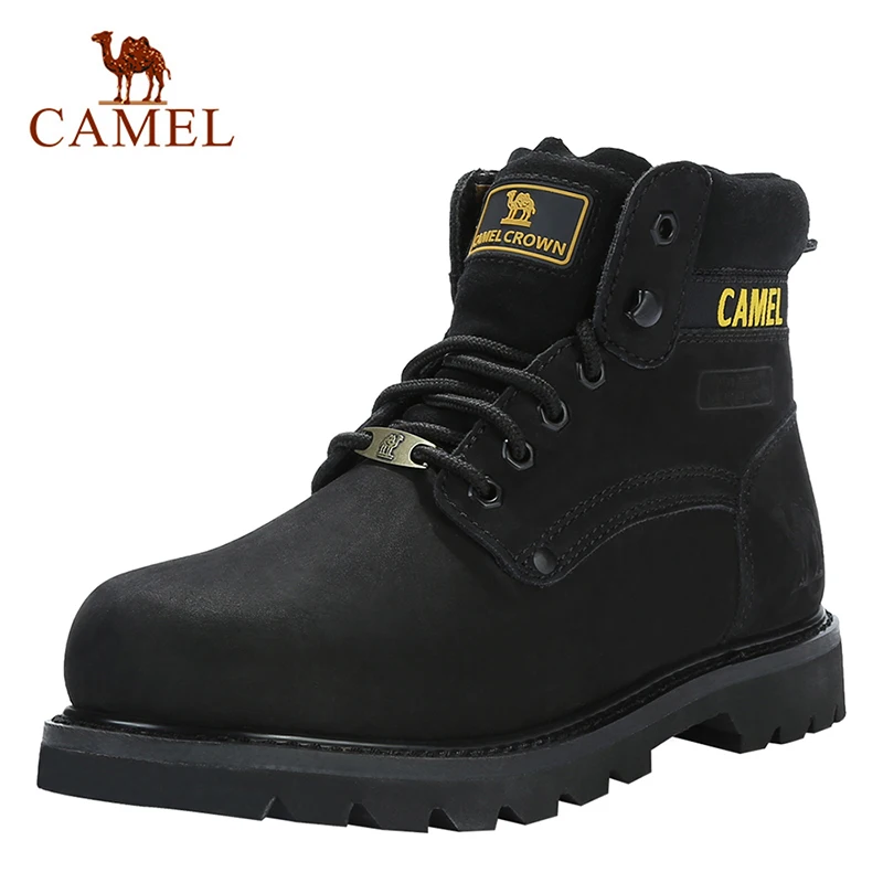 Preise KAMEL männer Schuhe Qualität Werkzeug Stiefel Aus Echtem Leder Armee Männlichen Taktische Militärische Botas Rubber Kühle Arbeit Schuhe Mann Größe 41 46