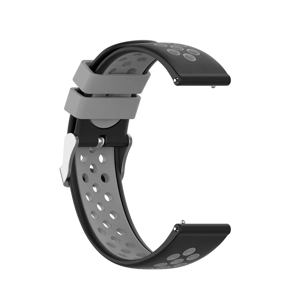 A Силиконовый ремешок для samsung Galaxy Watch Active 2, ремешок для умных часов, сменный ремешок для мужских Т-часов, женский и мужской браслет, 19 октября - Цвет: A