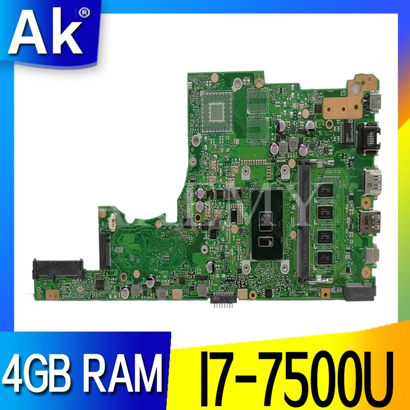  SAMXINNO For ASUS X405U X405UA X405UN X405UR X405URR X405UQ X405URP X405UF Laotop Mainboard X405UA 