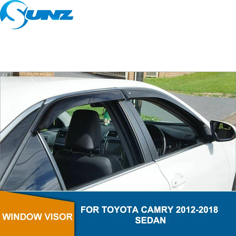 Оконный козырек дефлектор защита от дождя для Toyota CAMRY SEDAN 2012 2013 2014 2015 2016 2017 2018 окон