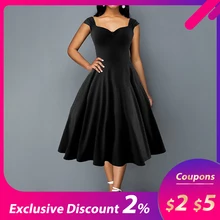 Хэллоуин готический стиль женское ретро платье черное ТРАПЕЦИЕВИДНОЕ с короткими рукавами винтажное платье на шнуровке Vestidos