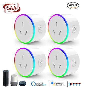 

AU Tuya Mini Wifi Smart Plug/Australia Wifi Smart Plug Socket Work With Amazon Alexa Google assitant and IFTTT