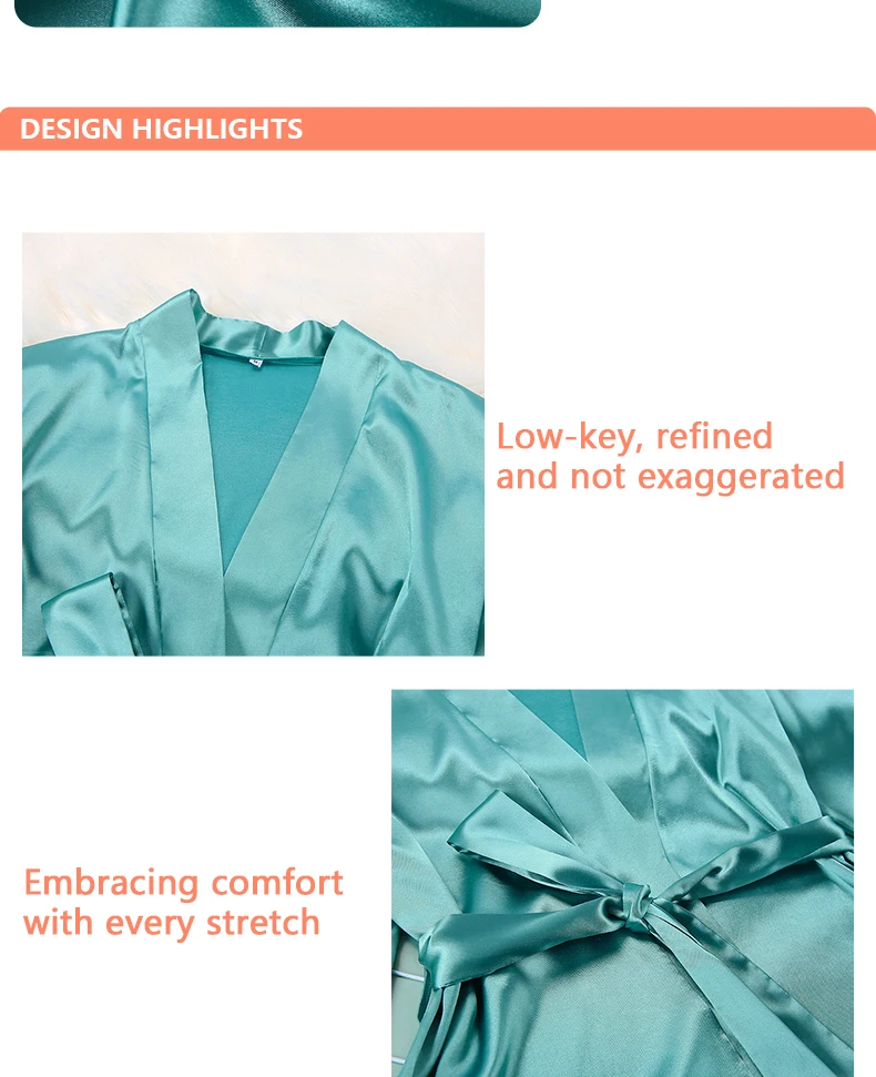 XIKUO Solid Color Pajamas for Women Loose and Comfortable Sleepwear Satin Cardigan Lace Up Women's Dressing Gown Sets Home Suit sexy pajama sets for women