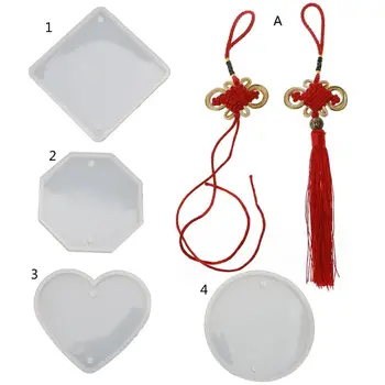 

Handmade Car Charms Pendants Resin Mold Home Decor Hanging Mold DIY Family Photo Hanging Ornament Jewelry Making Tools