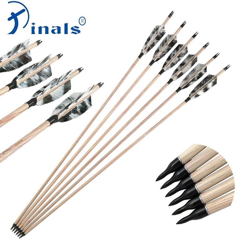 

Pinals Archery Carbon Arrows Shaft Spine 400 500 600 32 inch 4inch Turkey Fletching Point 100gr Compound Recurve Bow Hunting