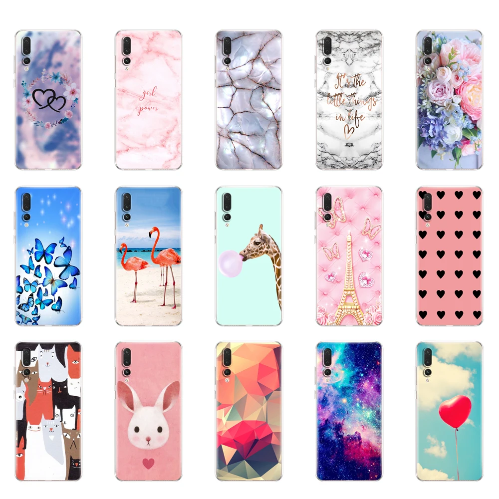 Чехол для 5 84 &quotHuawei P20 Lite Huawei Pro силиконовый мягкий телефон HUAWEI P 20 Coque задняя крышка